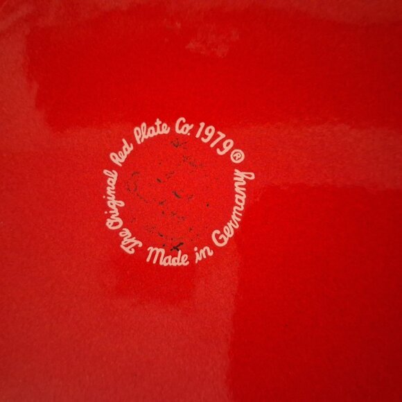 The Original Red Plate Company You Are Special Today 1979 Made in Germany - Picture 7 of 7